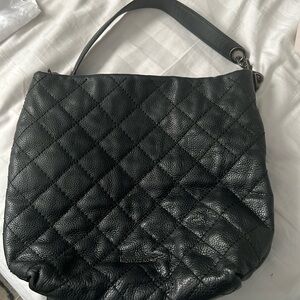 Michael Kors Black Quilted Leather Bag